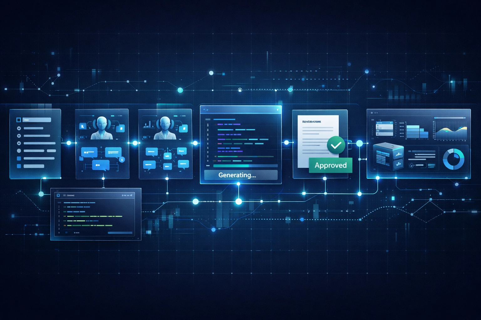 AI開発オーケストレーション導入支援のキービジュアル